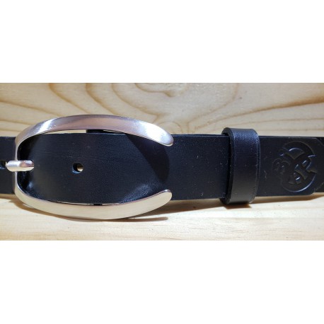 Ceinture cuir largeur 3 cm