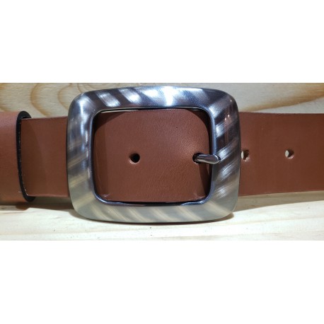 Ceinture cuir largeur 4 cm