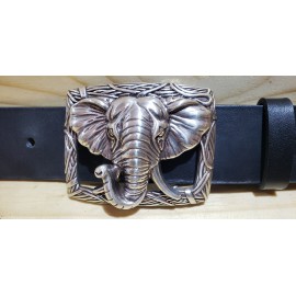 Ceinture cuir largeur 4 cm