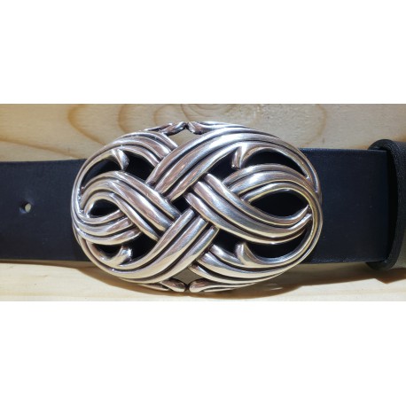 Ceinture cuir largeur 4 cm