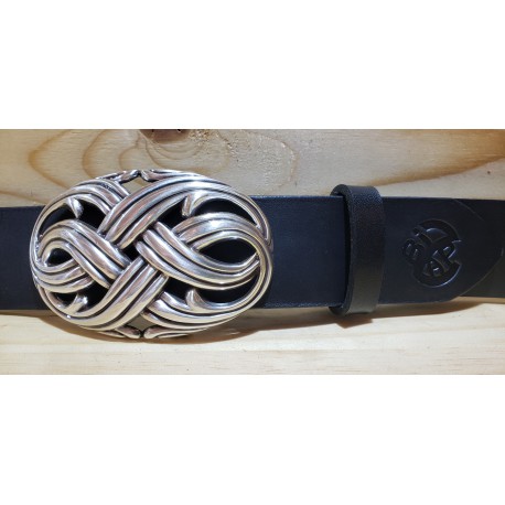 Ceinture cuir largeur 4 cm