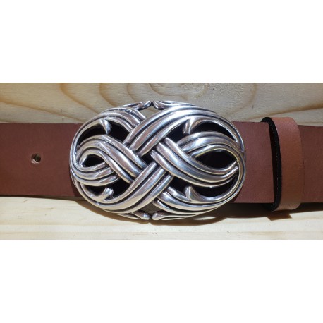 Ceinture cuir largeur 4 cm