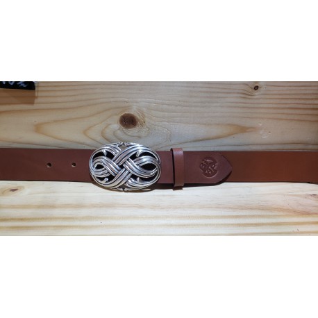 Ceinture cuir largeur 4 cm