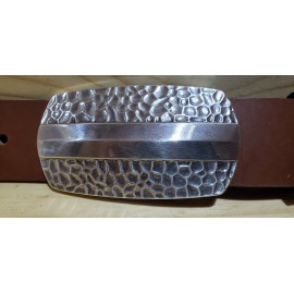 Ceinture cuir largeur 4 cm