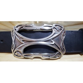 Ceinture cuir largeur 4 cm