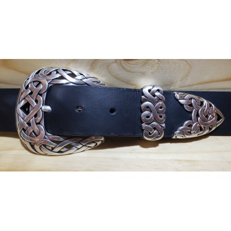 Ceinture cuir largeur 4 cm