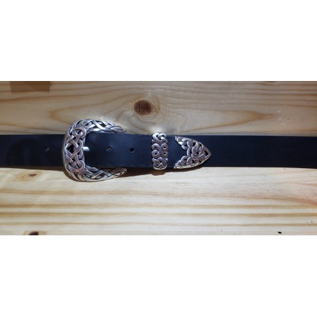 Ceinture cuir largeur 4 cm