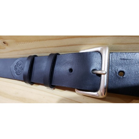 Ceinture cuir largeur 4 cm