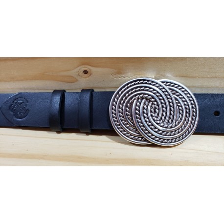 Ceinture cuir largeur 4 cm