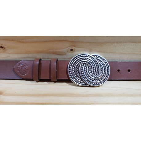 Ceinture cuir largeur 4 cm