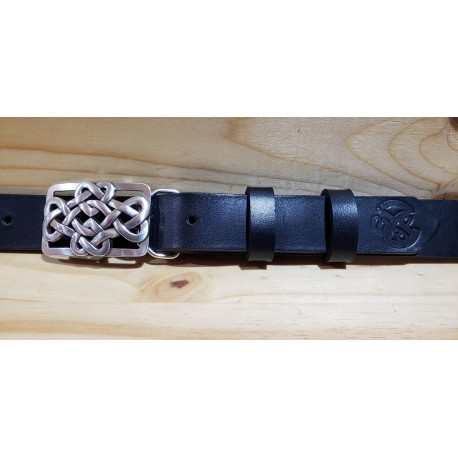 Ceinture cuir largeur 3 cm