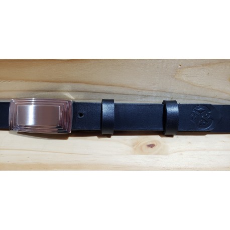 Ceinture cuir largeur 3 cm