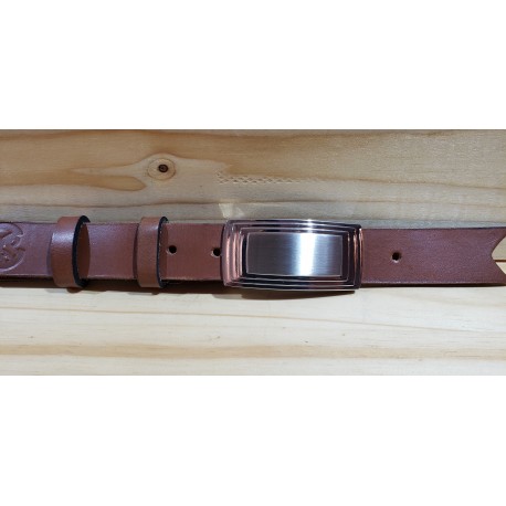 Ceinture cuir largeur 3 cm