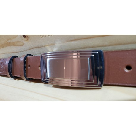 Ceinture cuir largeur 3 cm