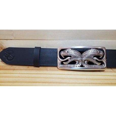 Ceinture cuir largeur 4 cm